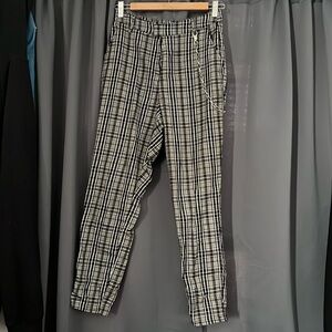 Tapered Plaid Work Pant